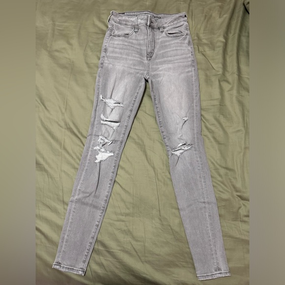 Grey American Eagle Jeans - Picture 1 of 4